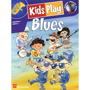Zbiór nut solo na euphonium Kids Play Blues! + CD, De Haske